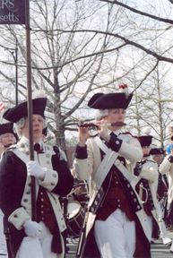 Reenactment of patriots