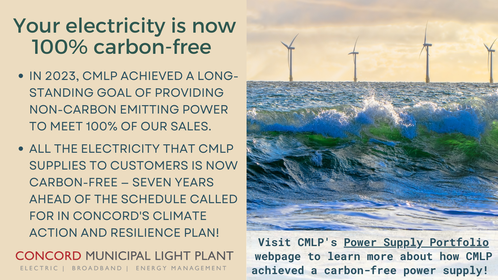 CMLP 100 Percent Carbon Free