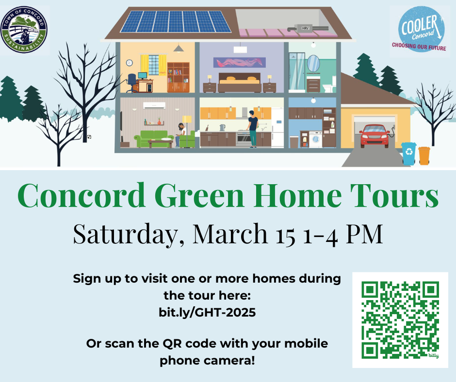 Graphic of House with many energy efficient features - March 15 1-4 PM