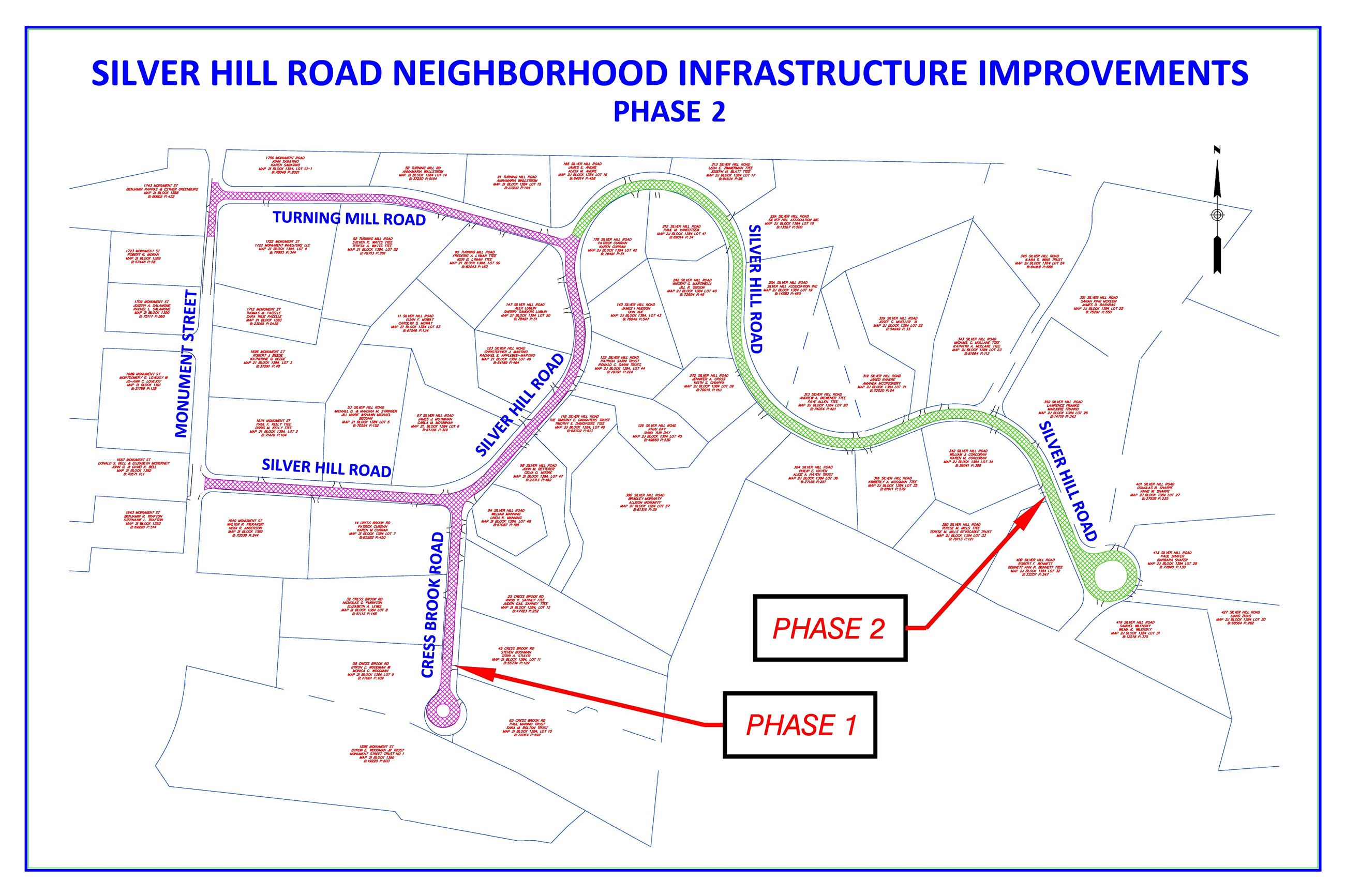 2025 - Silver Hill Road Neighborhood Map
