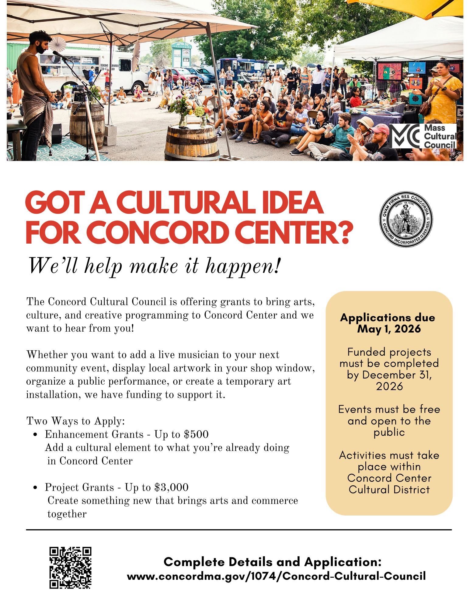 CCC District grants flyer 