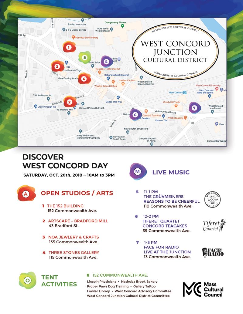 West Concord Day October 20th from 10am-3pm