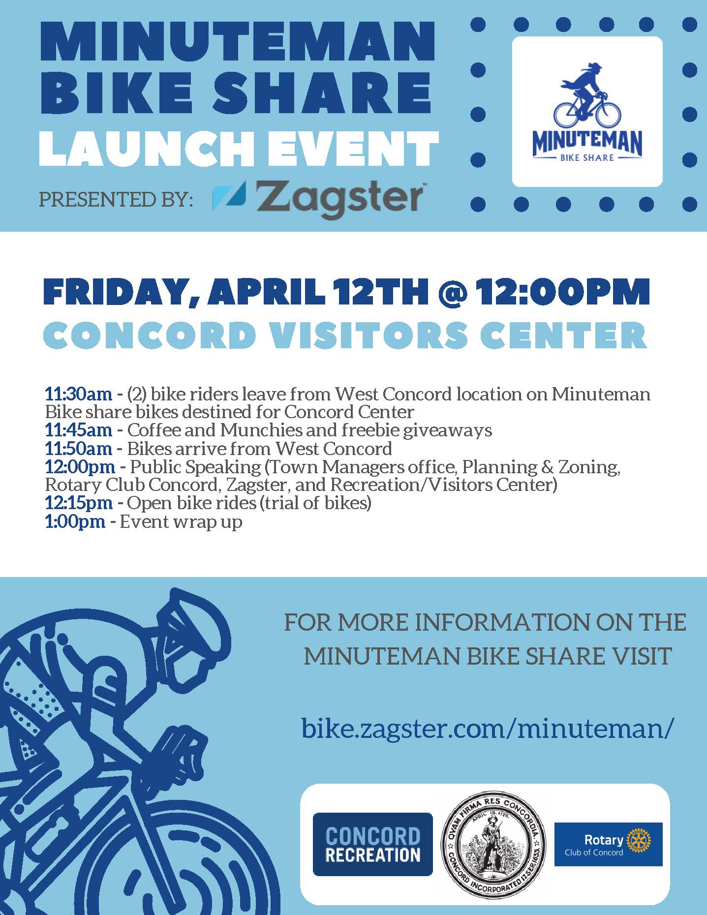 Zagster Launch Event April 12 12pm