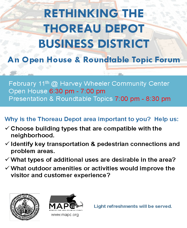 Concord Thoreau Depot Public Forum 1_Flyer