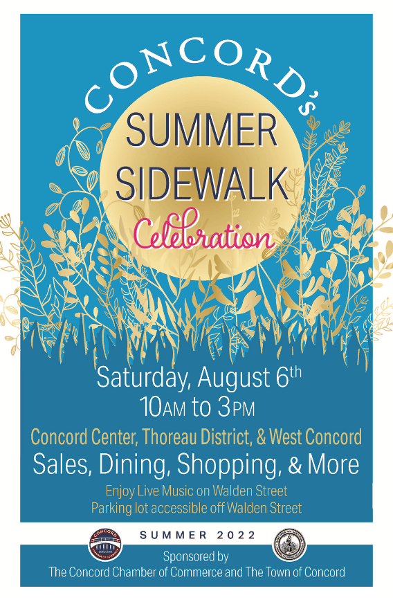 Summer sidewalk sale August 6 10am-3pm