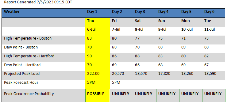 Heat Electricity Demand Report
